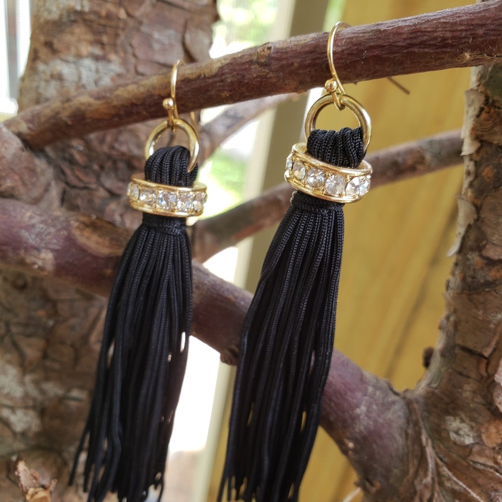Tassel drop earrings